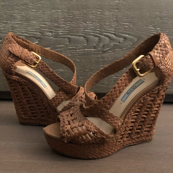 Prada wedges size 5.5 - Picture 1 of 8
